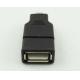 Mini A Male To 2.0 A USB Female Connector Lightweight For Audio Video Cable