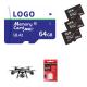 CE ROHS FCC Drone Memory Card 512gb 70-120M/S Reading Speed