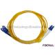 Premium High Return Loss optical fiber patch cord LC To SC Patch Cord For Telecom