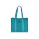 4 Colors Canvas Tote Bags Customized Reusable Striped PP Webbing Lightweight
