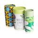 PMS Color Round Paper Tube Packaging BPA Free Spot UV Embossing