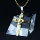 Fashion Top Trendy Stainless Steel Cross Necklace Pendant LPC278