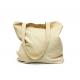 Minimalism Foldable Shopping Bag , 6oz Cotton Canvas Reusable Grocery Bags
