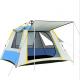 Outdoor Automatic Folding Camping Tent 190T Polyester Four Sides Three Windows