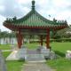 Asian Bent Chinese Glazed Roof Tiles Antique Japanese Tea House Gazebo