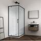 Frameless Frame Style Bathroom Shower Cabinets 6mm Glass