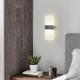 Modern Simple Rectangular LED Wall Lamp Transparent Bedroom Living Room Restaurant Hotel