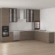 Wooden Unassembled Kitchen Cabinets Semi Custom with MDF Carved door