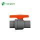 2PCS Ball Valve Dark Grey 2 Plastic Handle For Connect Pipe Fittings