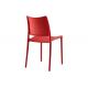 Moden PP Living Room Streamlined Plastic Dining Chairs