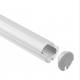 Aluminium Suspended LED Profile Heat Dissipation Round LED Extrusion Anodized