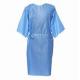 Standard SMS Disposable Facial Gowns Disposable Scrub Suits Blue Color 50gsm - 70gsm