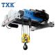 TXK 3.2 Ton Electric Wire Rope Hoist With Nord Traveling Motor , European Design Single Phase Hoist
