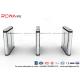 304 SS ID / IC Cards Emergency Security Drop Arm Turnstile Access Control
