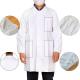 Man Women Waterproof Chemical Protection Lab Coat PE Laminate Safety Lab Coat