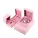 Small Velvet Luxury Ring Jewelry Box Custom Personalized Wedding Romantic Sweet