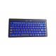 88 keys USB medical silicon keyboard with blue backlight and FCC-SDOC