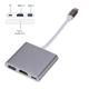 Compatible Mac Air Pro USB 3.1 Type C HDMI Hub Adapter FCC Approved