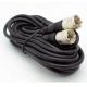12' 50 Ohm UHF Male - UHF Male (PL-259) Cable - RG58 Coaxial cable