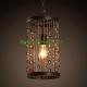 Crystal Ceiling lamp suspended ceiling lighting interior Bridcage chandeliers &