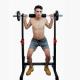 Steel W107cm H150cm Gym Squat Rack Adjustable Black Red Power Squat Rack