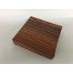 Red Color Wood Finisn Aluminum Door Frame Profile T5 For Building Materials