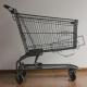 140kgs American Style Retail Shopping Trolleys Flat Tube Foot For Supermarket