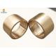 2 Pieces Of Oil Immersed Sintered Bronze Bushing Alloy Casing Stable Performance