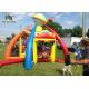 4 In 1 Colorful Inflatable Sports Games PVC Tarpaulin Portable Combo Game For Kids