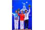 Wang Chengyi of Zhejiang won 3 championships at the Asian Games