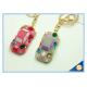 Wholesale Fashion Design Rhinestone Crystal Cars Key Chain Decoration Keychain For Women Car
