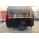 Outdoor Burger Factory Catering Mobile Fast Food Trailer With Stainless Steel Kitchen
