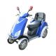 Comfortable 4 Wheel Power Scooters Blue Battery Operated Scooter  Max. Speed 10km/h