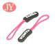Jiayang zipper pull tab TPU Silicon string rope customized TPU zipper puller for  backpack zipper pull tag for bags