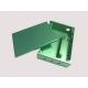 Bright Green Extruded Aluminum Enclosures Digital Shell Polishing Surface