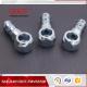 steel material 14mm single fule banjo hole to a male barb outlet brake hose fitting with Galanized plated coating