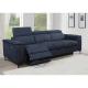New model Functional fabric 2P+1P Electric recliner corner sofa set  Adjustment bed futon ottoman function Home Sofa bed