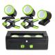 3-Pack Rechargeable LED Work Lights With Portable Case For Camping