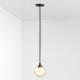 Minimalism Single Head Lamp Hanging Lights Simple Modern Living Room Fizi Pendant Light Crystal Ball Kitchen Lighting Fixture