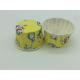 Jumbo Yellow Baking Cups Doraemon Comic PET Coated Muffin Paper Liners Single