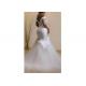 Beading Long Tail Tulle Mermaid Bridal Gowns Of Africa Style Ropes Back Style