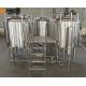 500 L Beer Brewing Kit Beer Making Equipment With Three Vessles Brewhouse