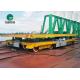 350 Ton Large Capacity Load Cable Reels Powered Shipyard Steel Part Handling Cart On Track