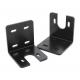 Small Stainless Steel Right Angle Bracket Bent Type L Bracket for Furniture Black Corner Braces in Sheet Metal Fabrication