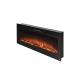 Decor Flame Electric Fire Place with 9 Flame Colors 40 Inch Wall Mounted and Recessed