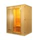 Home Small Wooden Traditonal Steam 2 Person Sauna With 3KW Electric Stove