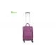 20 Inch Purple Carry On Trolley Luggage With Spinner Wheels