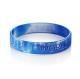 Marble color charity silicone wristbands logo debossed customized