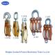 Aluminum Alloy Tower Erection Tools Nylon Sheave Hoisting Tackle QHN Model