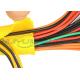 Multi - Filament Self Closing Braided Wrap Custom Size For Wire / Cable Harness